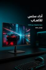 ⁦شاشة ألعاب Hisense 24N3Q مقاس 24 بوصة FHD 144Hz⁩ - الصورة ⁦2⁩