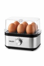 سلاقة بيض كهربائية HALEY HY-6204 بسعة 6 بيضات 300 واط