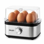 سلاقة بيض كهربائية HALEY HY-6204 بسعة 6 بيضات 300 واط