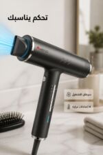 ⁦مجفف شعر Miraco AK-211 بمحرك BLDC 1600W وفوهة مغناطيسية⁩ - الصورة ⁦3⁩