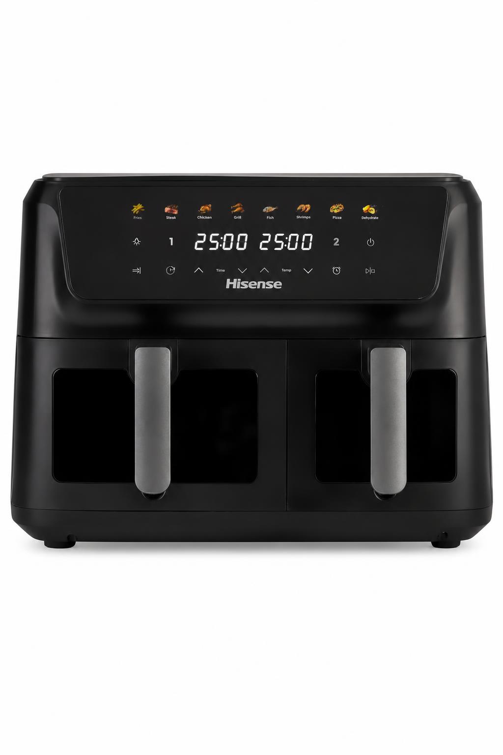 fe483ec3-ad7c-426c-864c-4302b0fe1d2d.jpg قلاية هوائية Hisense بسلتين 11 لتر و2700 واط H11AFBK2S4 - الصورة 1